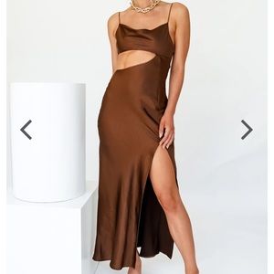 Verge girl chocolate dress